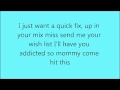 Miguel - Quickie + Lyrics