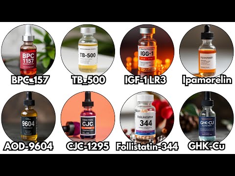 Every Muscle & Bone Building PEPTIDE Explained in 10 Minutes (No BS)