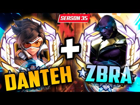 2 INSANE DPS in the SAME Team - Danteh Tracer + Zbra Doomfist! [ Overwatch Season 35 Top 500 ]