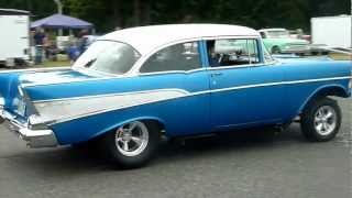 preview picture of video '50s Chevy Bel Air drag car - July 27th, 2012 - Goodguys 25th Pacific Northwest Nationals, Kent, WA'