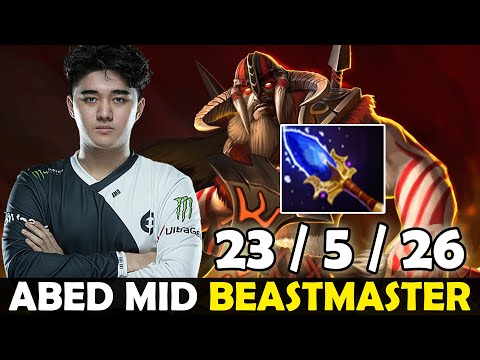 ABED MID BEASTMASTER - UNLIMITED AXE! | DOTA 2 Gameplay