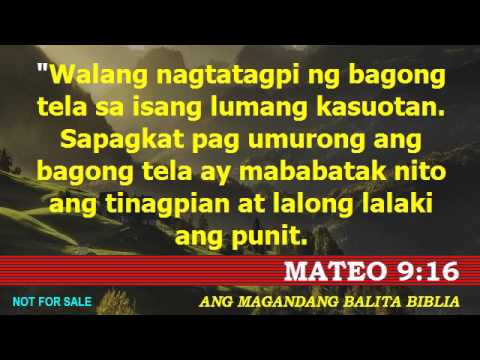 Magandang Balita Biblia - Mateo 9