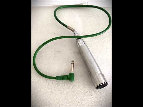Vintage 1960's Calrad 500C Slim-Line Crystal Microphone, works w/G cable (Hear) image 4