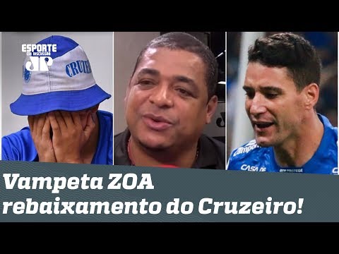 Vampeta IRONIZA Cruzeiro após rebaixamento: "deixa eles se divertirem agora!"