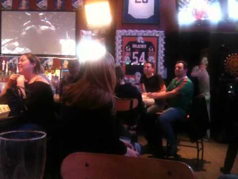 buffalo wild wings goes crazy! cain vs lesnar
