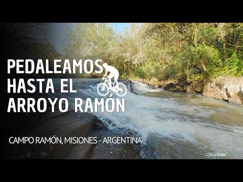 📍Pedaleamos hasta el Arroyo Ramón. Campo Ramón, Misiones, Argentina.