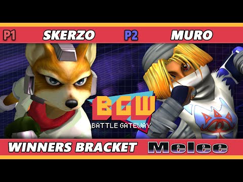 BGW 38 - Skerzo (Fox) Vs. muro (Sheik) SSBM Melee Tournament