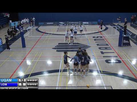 Volleyball féminin : Les Citadins de l'UQAM reçoivent les Carabins de l'Université de Montréal.