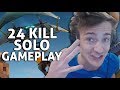 24 Kill Solo Gameplay!! Fortnite Gameplay - Ninja
