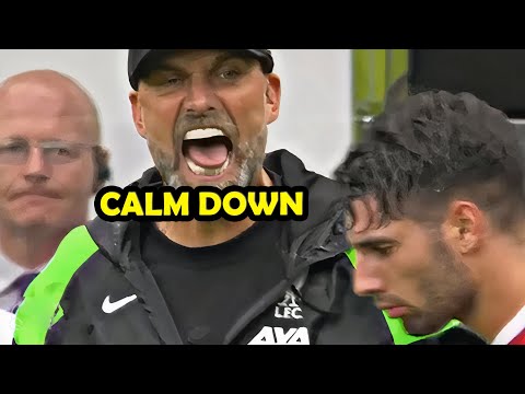 Klopp angry at Szoboszlai for his mistakes on the pitch | Liverpool vs Newcastle