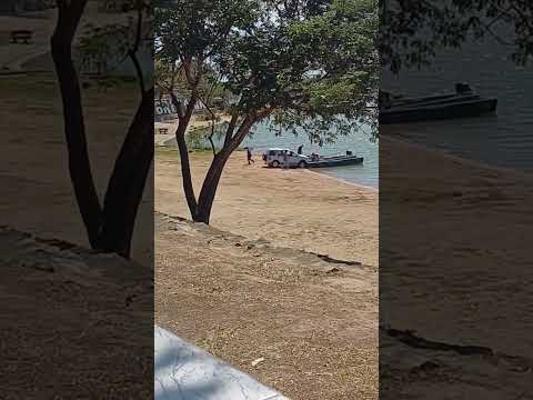 carro quase vai pro fundo do lago em Britânia-GO #pescaria #pesca #araguaia #goiás #pescaesportiva