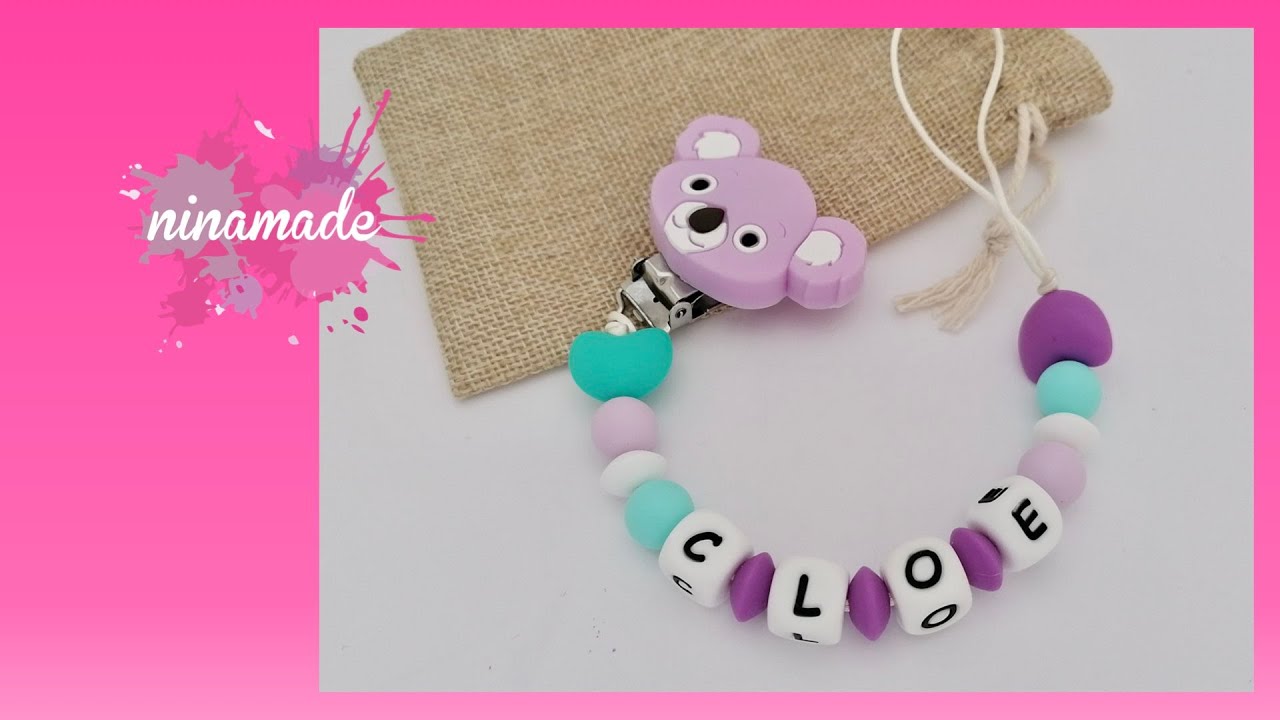 DIY. Cómo Hacer un Chupetero Personalizado // How to Make a Personalized Pacifier