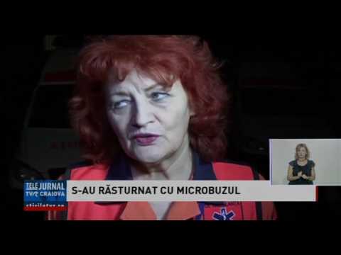 S-AU RĂSTURNAT CU MICROBUZUL