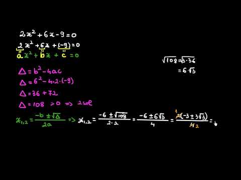 Ecuații de gradul al doilea. Aplicații | Lectii-Virtuale.ro