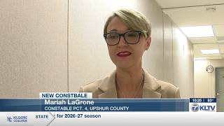 Upshur County swears in first female Precinct 4 constable