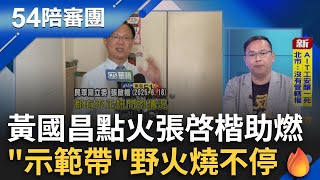 黃國昌點火張啓楷助燃！示範帶野火燒不停🔥 又賴給清德？昌打天下都用同一招？李正皓遭辣椒水襲擊! 嫌犯稱