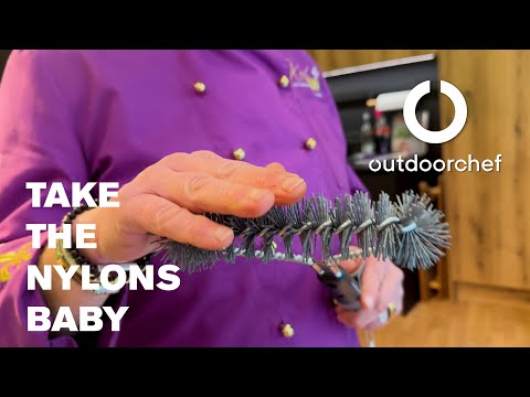 Nylon - das Beste, um den Grill zu säubern!