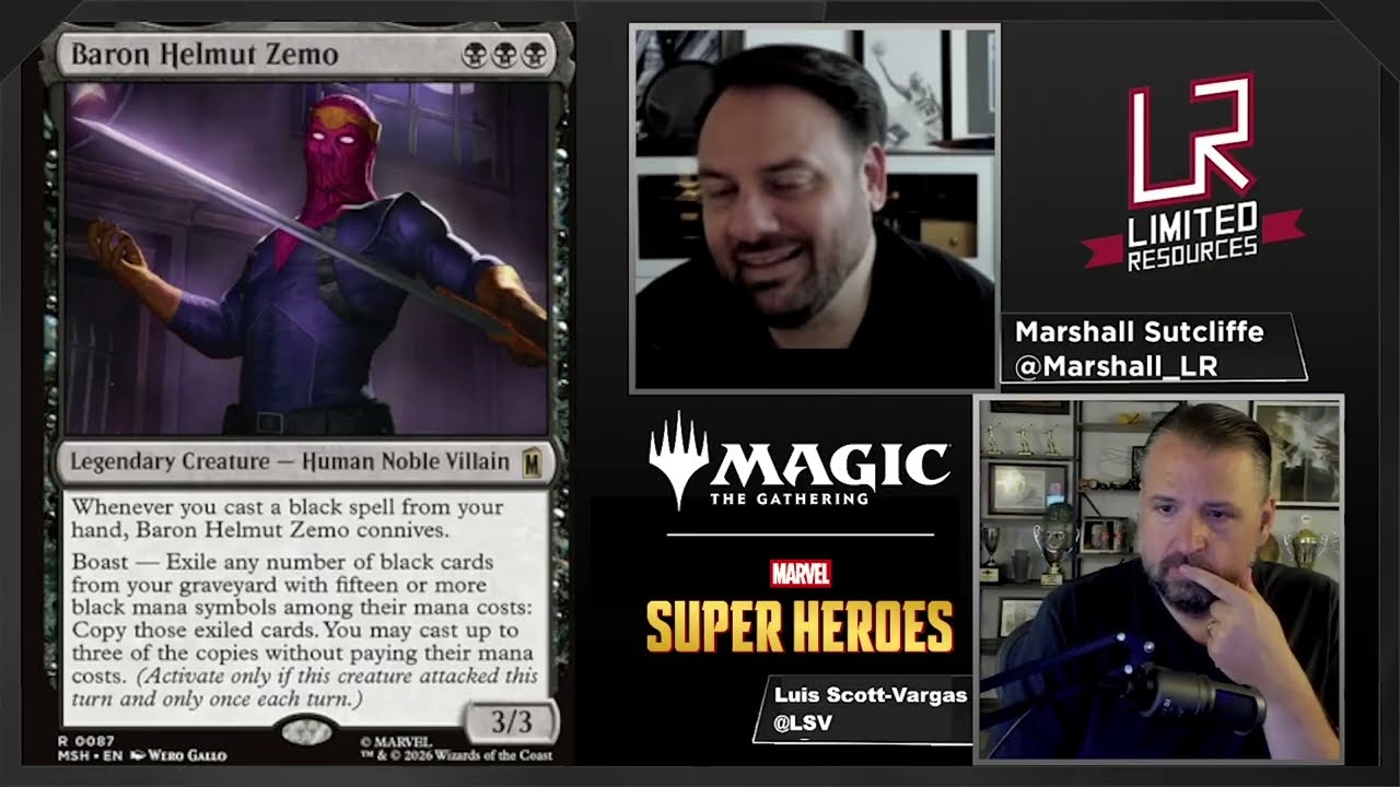 Limited Resources 859 – Marvel Superheroes Set Review: Rare and Mythic Rare