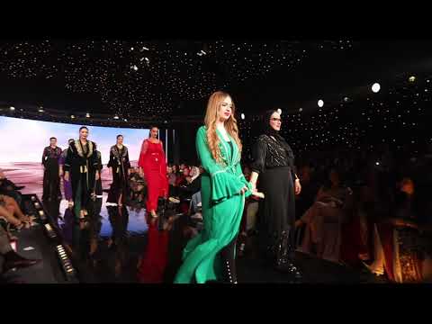 ART DU CAFTAN FASHION SHOW Passage Styliste luxury couture by akil
