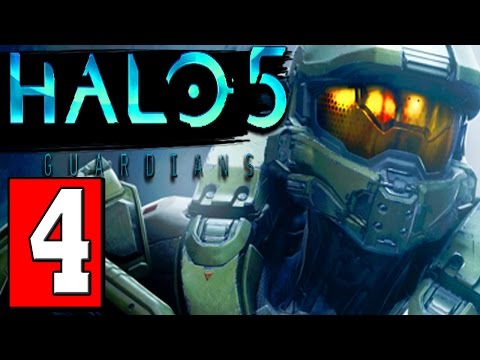 HALO 5 GUARDIANS Walkthrough Part 4 MISSION SWORDS OF SANGHELIOS Lets Play Playthrough XBOX ONE