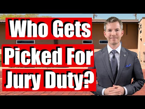 Do you know who gets picked to serve on a Jury? How to prepare for jury duty.
