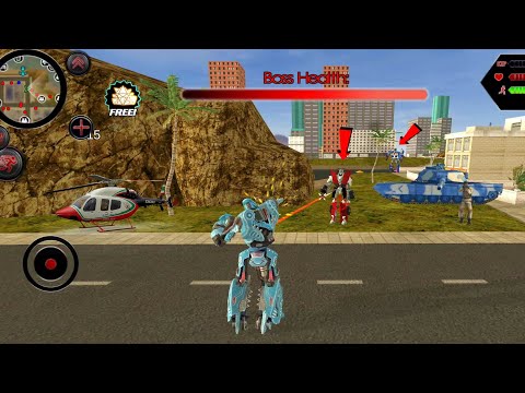 Robot Shark (Dual Car Boss Fight Super Shark) Robot Boss on The Mountain - Android Gameplay HD