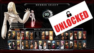 The King of Fighters XIII Unlock Characters [HD 60fps]