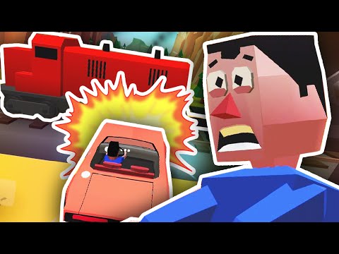 DRIVING INTO A TRAIN!! | Faily Brakes