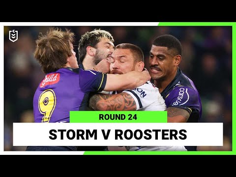 NRL Highlights | NRL Melbourne Storm v Sydney Roosters | Round 24, 2022 | Full Match Replay