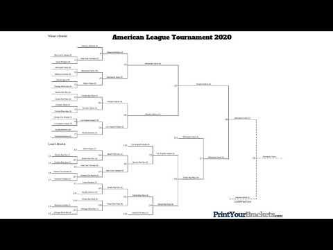 20 Team Bracket Template