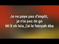 Lyrics Ma Folie - Meiway @MEIWAYOFFICIEL @Sir82000