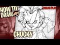 How To Draw CHUCKY THE DOLL Child S Play Movie Franchise Narrated Easy Step By Step Tutorial