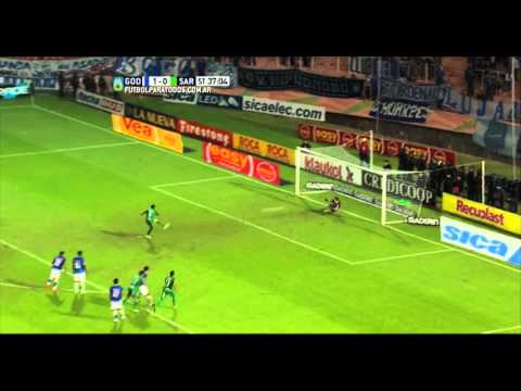 El Rey del arco. Godoy Cruz 1 - Sarmiento 0. Fecha 11. Primera División 2015. FPT