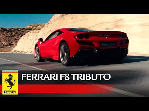 Ferrari F8 Tributo en acción