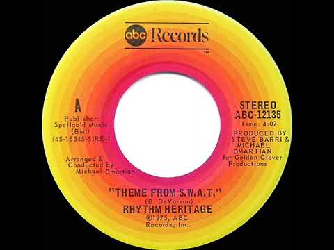 1976 HITS ARCHIVE: Theme From S.W.A.T. - Rhythm Heritage (a #1 record--stereo long version)