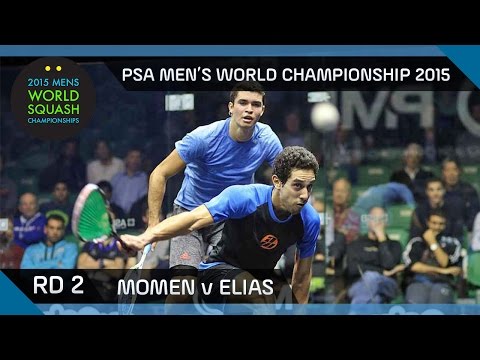 Squash: 2015 PSA Men's World Championship Rd 2 Highlights: Momen v Elias