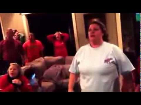 Iron Bowl 2013 - Funniest Divided Family Reaction!