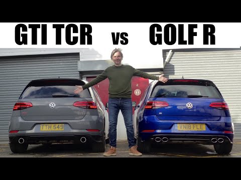 VW GOLF GTI TCR vs GOLF R! Which is THE BEST hot hatch?!