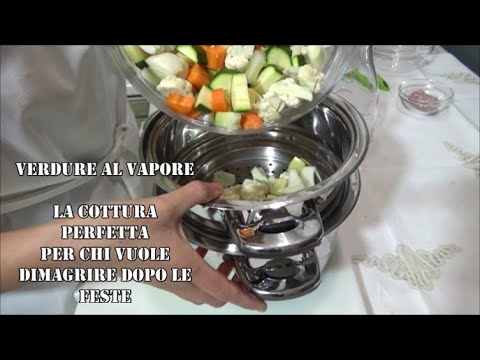 Verdure al vapore - una cottura perfetta per chi vuole dimagrire dopo le feste