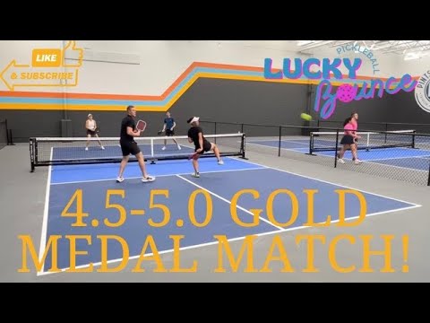 4.5+ mixed doubles gold medal match ￼