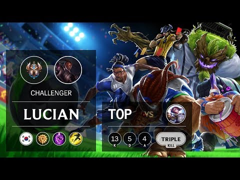 Lucian Top vs Fiora - KR Challenger Patch 9.22
