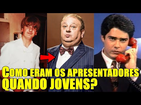 COMO ERAM 10 APRESENTADORES DA TELEVISÃO QUANDO JOVENS