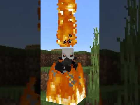 Minecraft, But I'm a Ghost Rider... #shorts