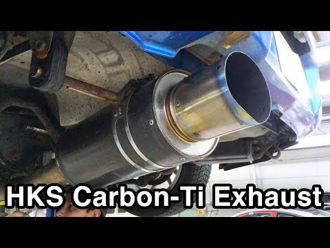 HKS Carbon-Ti Exhaust [Install & Rev Sounds // WRX Build]