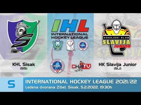 Highlights - IHL 2021/22 Seniori - KHL Sisak vs HK Slavija junior