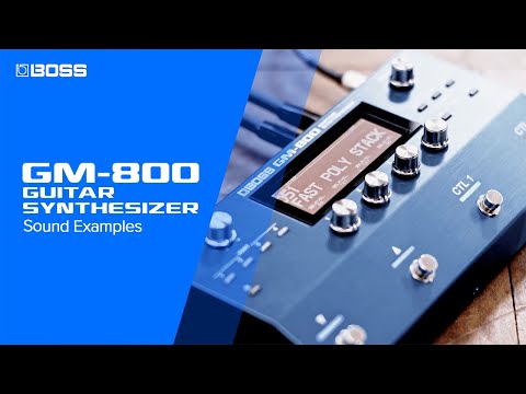 BOSS GM-800 Guitar Synthesizer | Sound Examples by Alex Hutchings