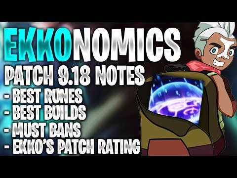 Maxske's Ekko | EKKONOMICS 9.18 ! EKKO HUGE 'W' BUFF! EVERYTHING EKKO FOR PATCH 9.18!