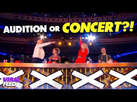 Rock Bands Turn Auditions into SOLD OUT Concerts on Got Talent!