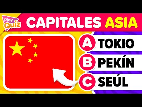 Guess the Capitals of Asia 🌏📚🧠 | Geography Test - General Knowledge | PlayQuiz Trivia