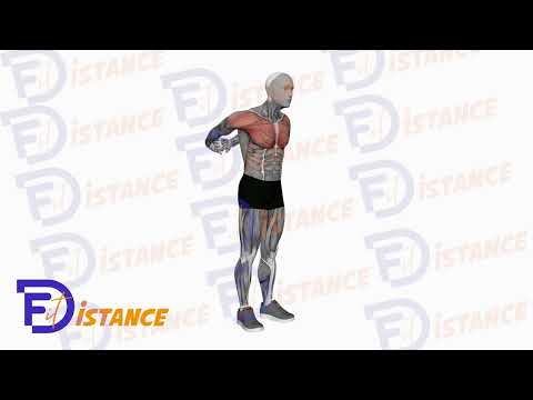 Étirement de la poitrine main derrière le buste - Exercice Étirement de la poitrine main derrière le buste en vidéo
